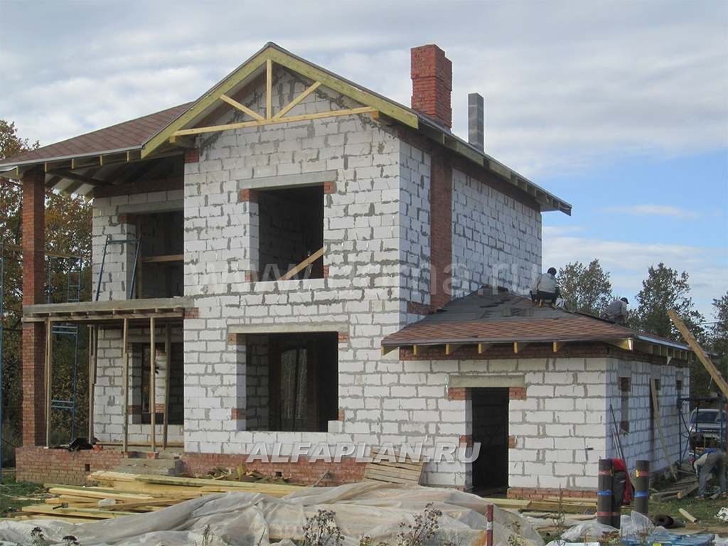 Строительство дома по проекту 199B - фото №19