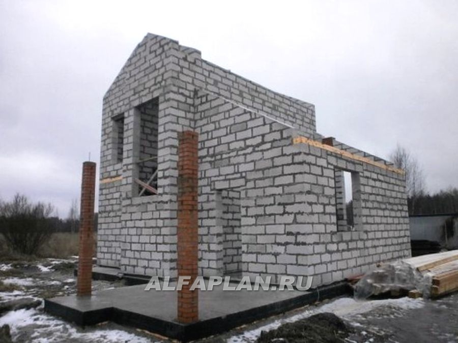 Строительство дома по проекту 491A - фото №27