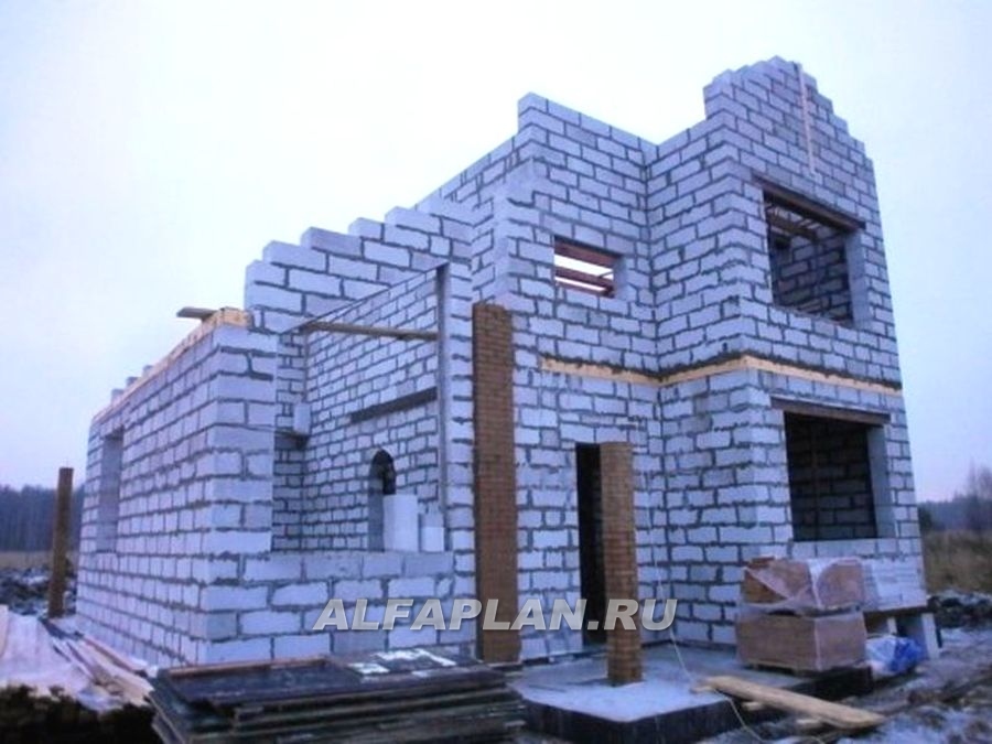 Строительство дома по проекту 491A - фото №29