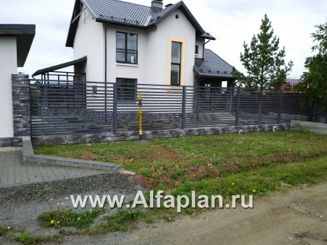Проекты домов Альфаплан - «Скандинавия» - современный дом с удобным планом - превью дополнительного изображения №1