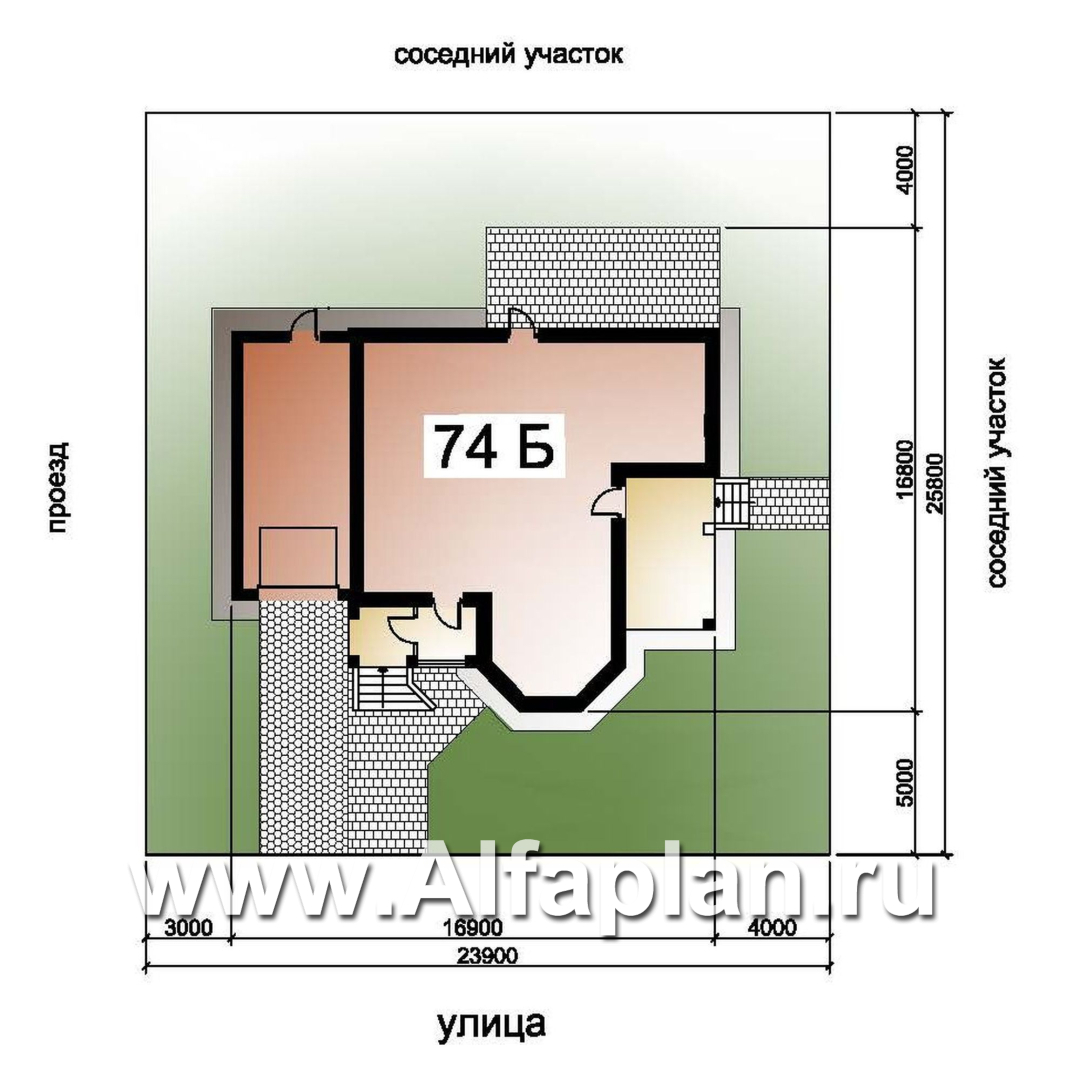 Проекты домов Альфаплан - «Модус Вивенди»- двухэтажный  дом с гаражом - дополнительное изображение №12
