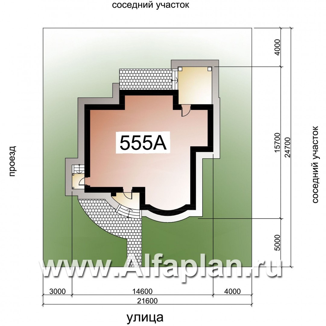 Проекты домов Альфаплан - «Гедонист»-  комфортный коттедж с эффектным остеклением - дополнительное изображение №2