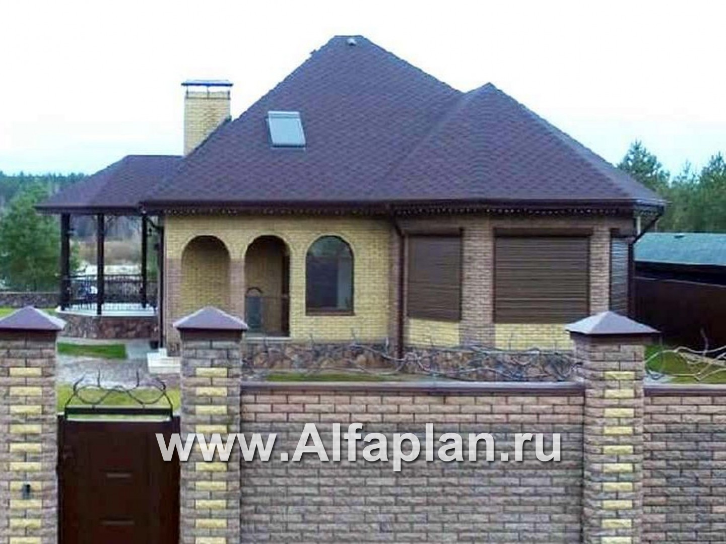 Проекты домов Альфаплан - «Душечка» - удобный дом для жизни и отдыха - дополнительное изображение №5